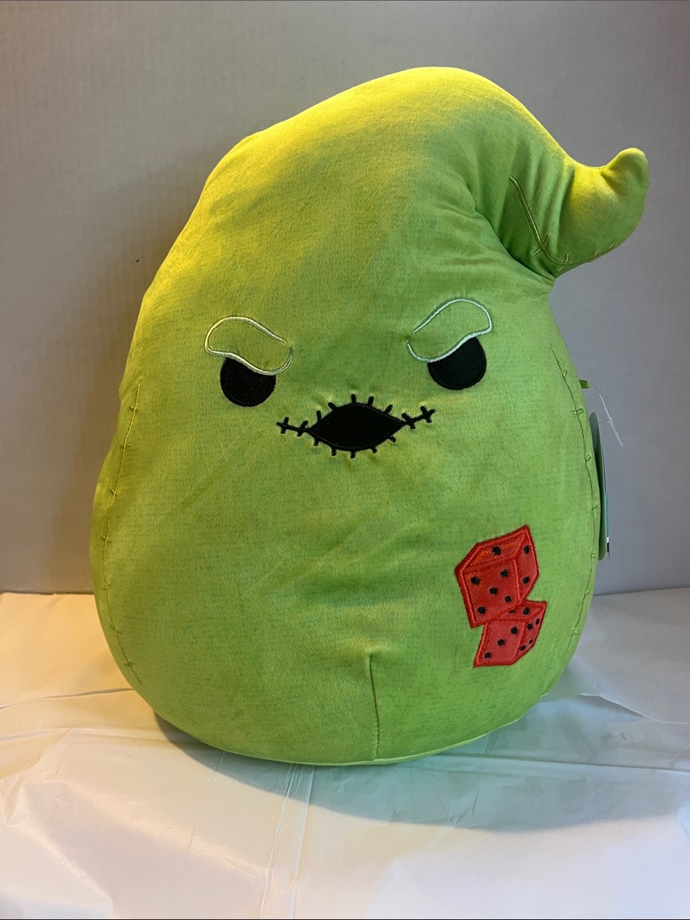 Squishmallows Oogie Boogie with Red Patch Embroidery 12 inch NWT